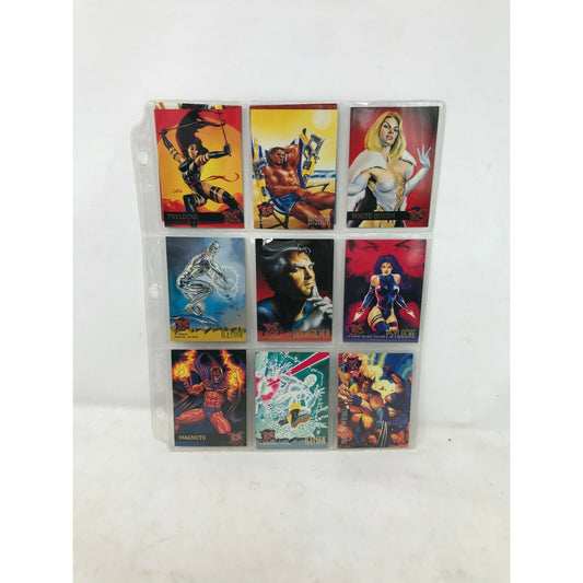 1995 Fleer ULTRA X-MEN Marvel Trading Cards - 1 Page ( 11 Cards)