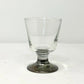GOBLET, STEM GLASS,Dessert Cup  with LUSTER METALLIC SILVER FOOT - Unbranded  A+ Stuff Glass