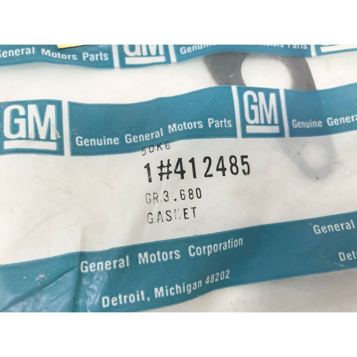 GENUINE GM Part GASKET 412485 Egr Vlv General Motors Part nos