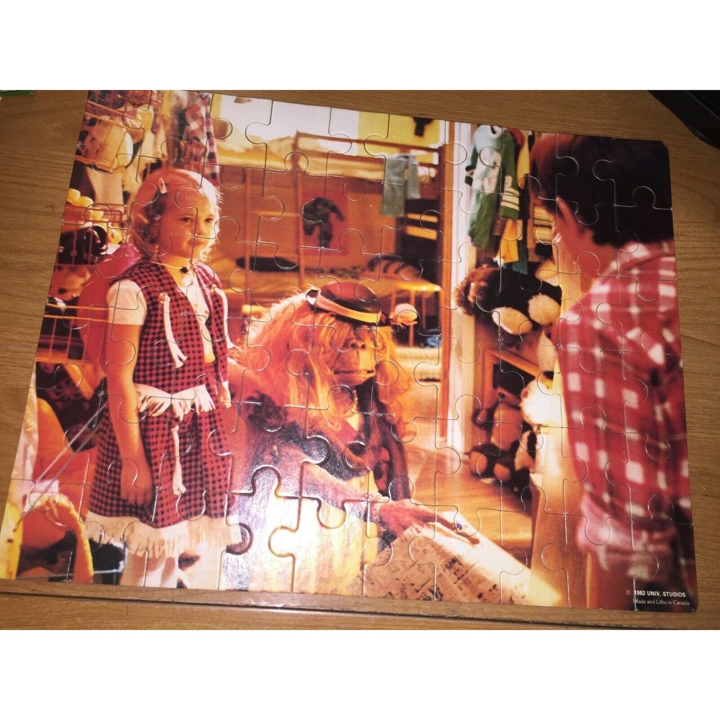 Vintage 1983 E.T. Jigsaw Puzzle  60 Pieces Drew Barrymore