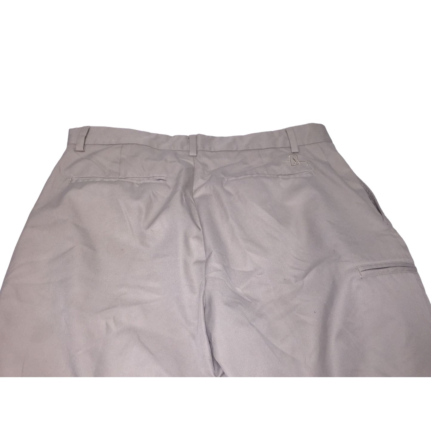 Champions Touch Khaki Golf Shorts - Zip Pockets - mens Size 32