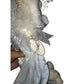Beautiful Holiday Woman / Angel Decor - Blue and white Ice Angel Christmas Decor Faux Fur Edging A+ Stuff  A+ Stuff