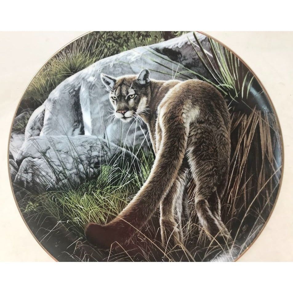 CREEKSIDE - Nature's Quiet Moments Plate Collection Ron Parker Art collector plate 1988