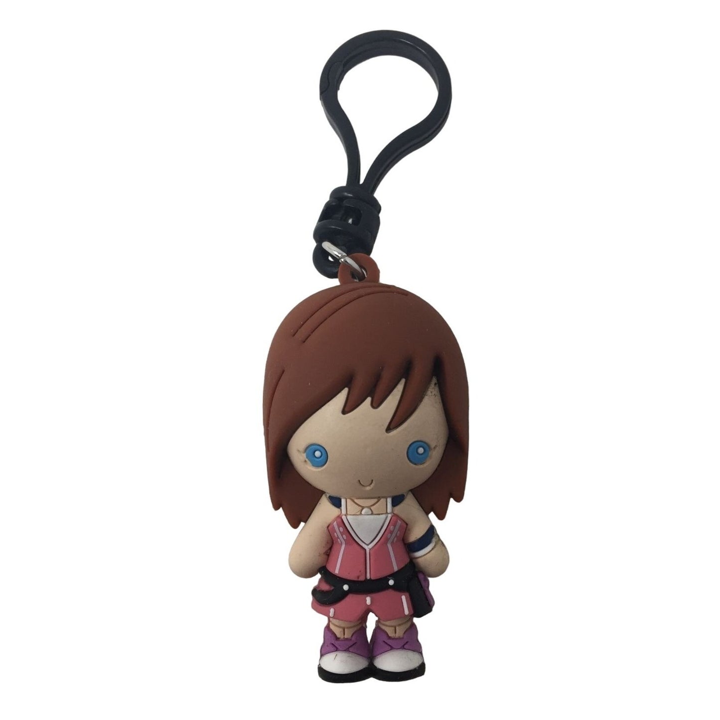 Kairi Disney Kingdom Hearts Girl in Pink Dress Figure Keychain - Square Enix M.I.I. J163-18L20