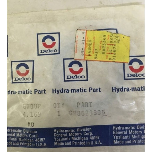 Genuine GM Part - No 8623305 - WASHER - GR 4.169 - new in package - vintage discontinued General Motors Replacement auto Part - NOS