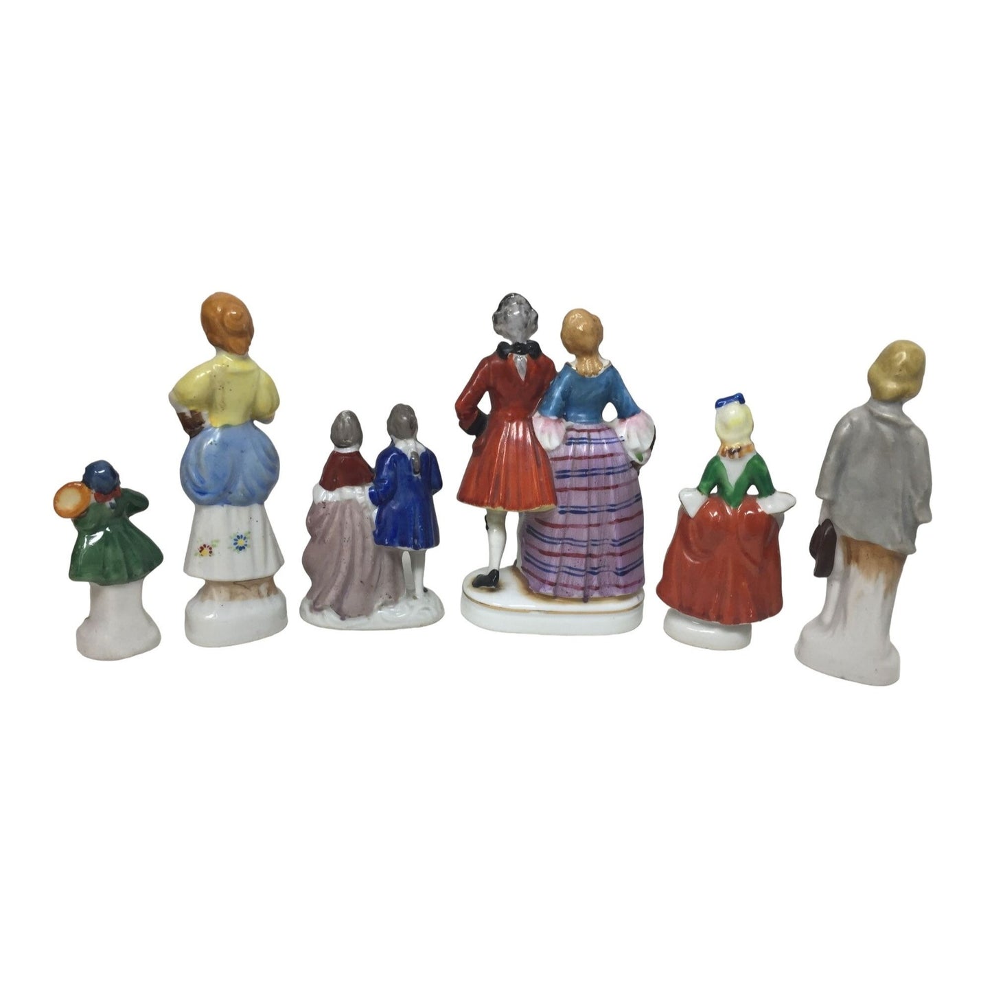 Large Mixed Lot of Occupied Japan Figurines - Peasants,  Colonial, Victorian and Music Player