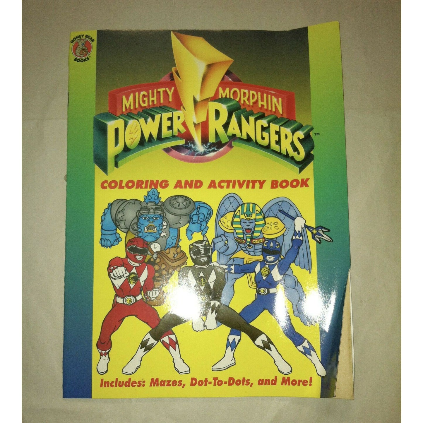 MIGHTY Morphin POWER RANGERS Coloring And Activity Book 2 Book Set