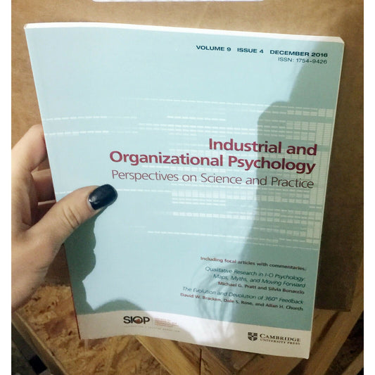 Industrial and Organizational Psychology Vol. 9 Issue 4 Dec 2016