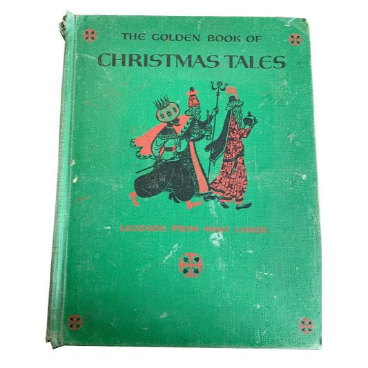 VINTAGE - The Golden Book of CHRISTMAS TALES Legends form Many Lands - Paintings by James Lewicki - Text by Lilian Lewicki. Hardcover