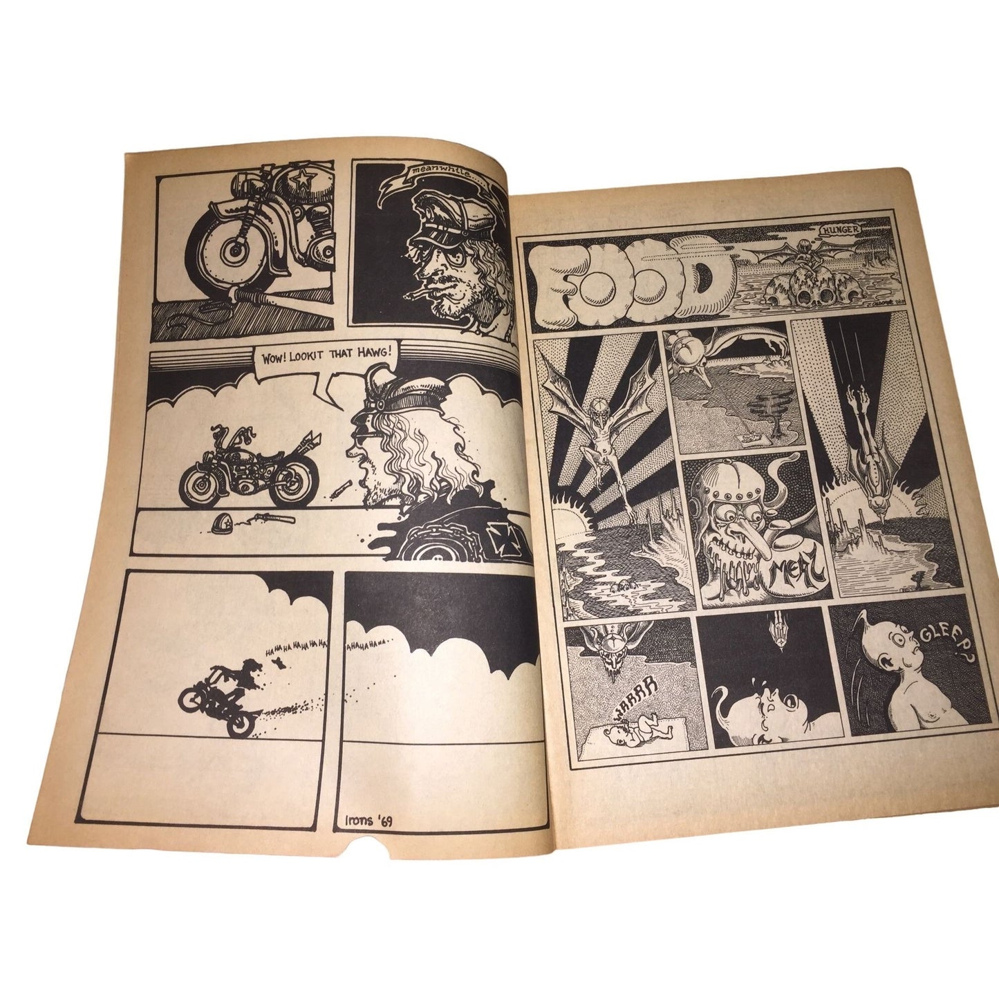 Yellow Dog Comics UndergrounD Comix Vol. 2 No. 13 Li'l Cute, Absorbine Jr. Skutch, THe Daily Duck