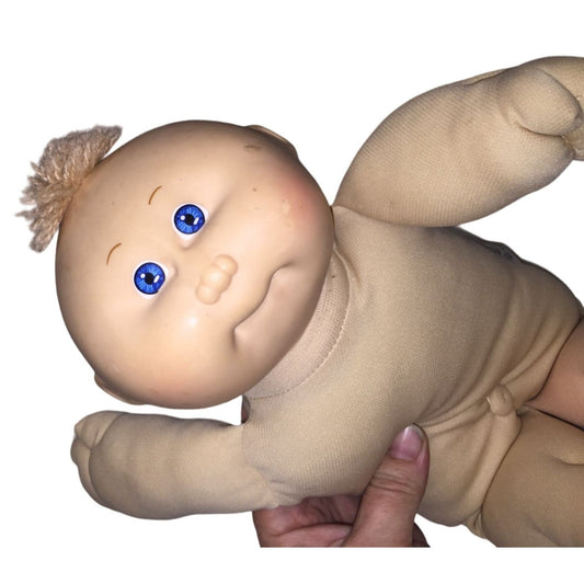 Cabbage Patch Preemie 1982 - Tuft of Yellow Hair - Big Blue Eyes