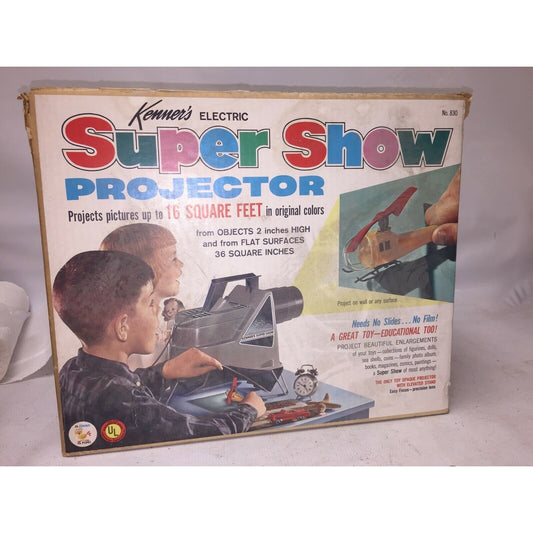 VINTAGE 1965 KENNER SUPER SHOW  PROJECTOR IN BOX -Classic