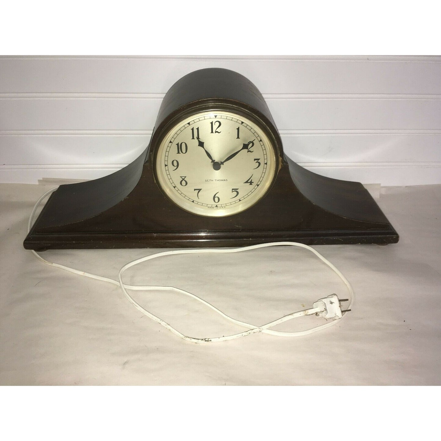 Seth Thomas MANTLE CLOCK Untested - may be for parts or repair