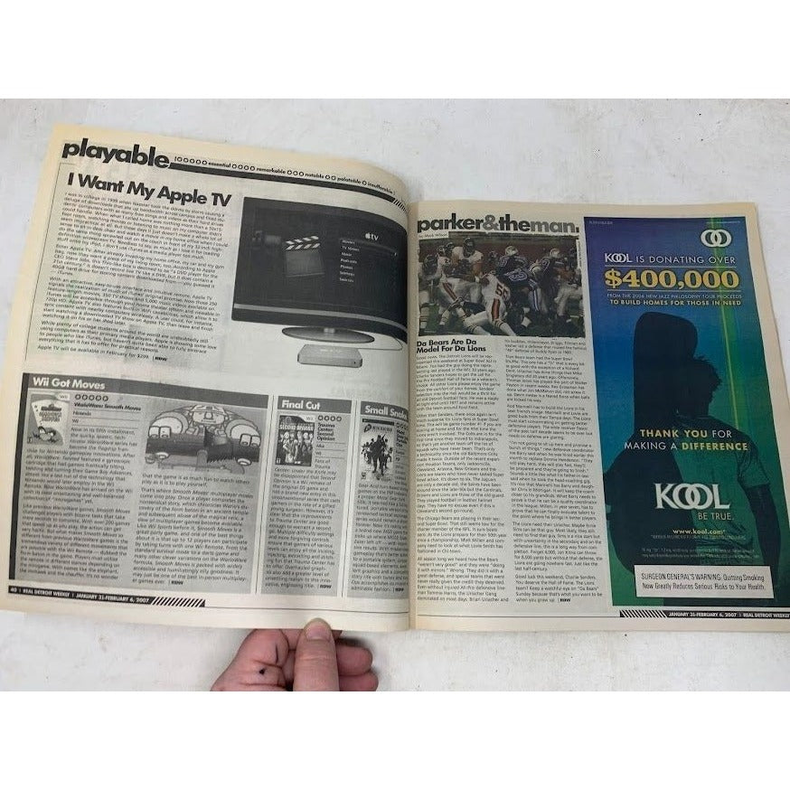Real Detroit Weekly Newspaper Jan 31 - Feb 6, 2007 - Sarah Silverman - Detroit life and events