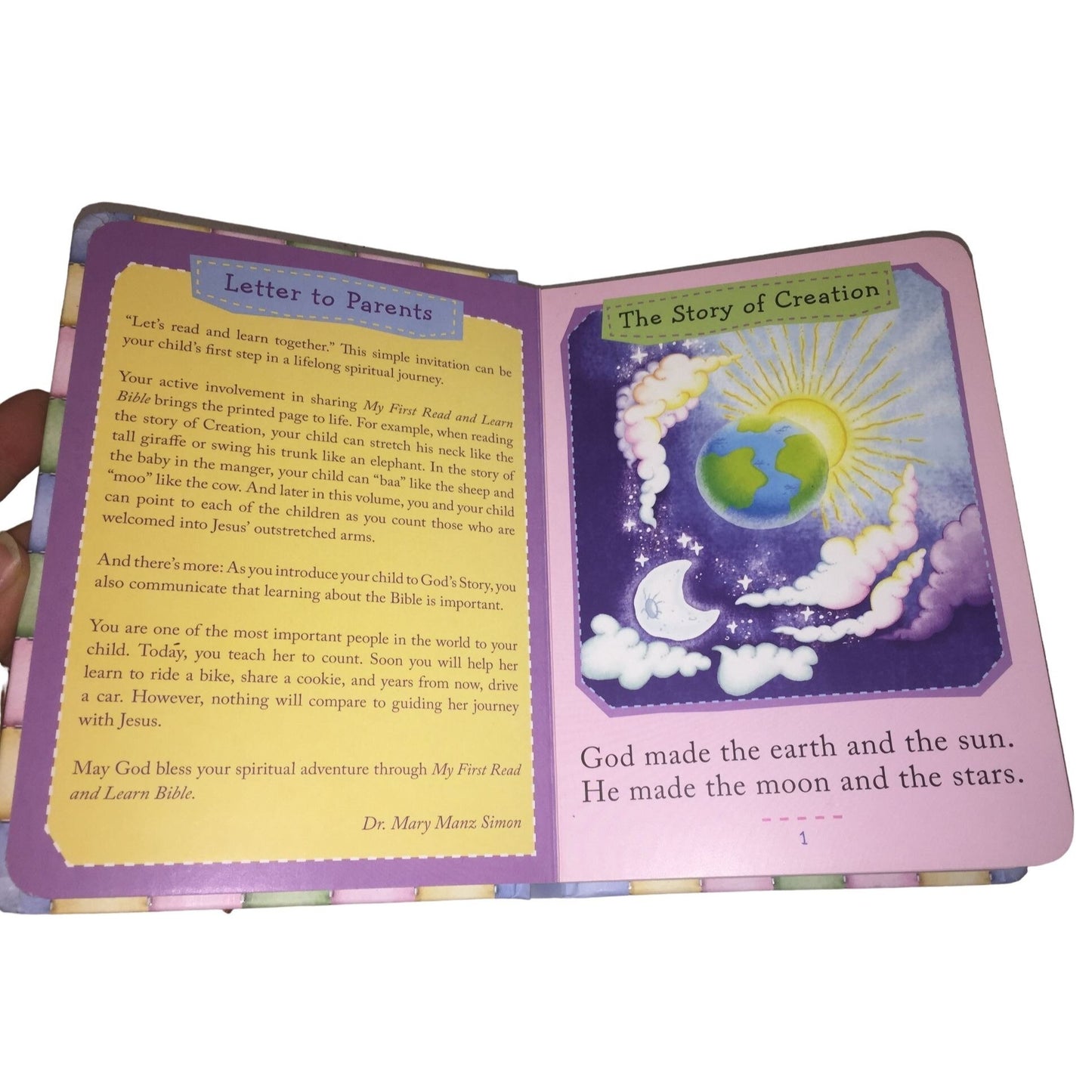 My First Read and Learn Bible - American Bible Society Religious Children's Book