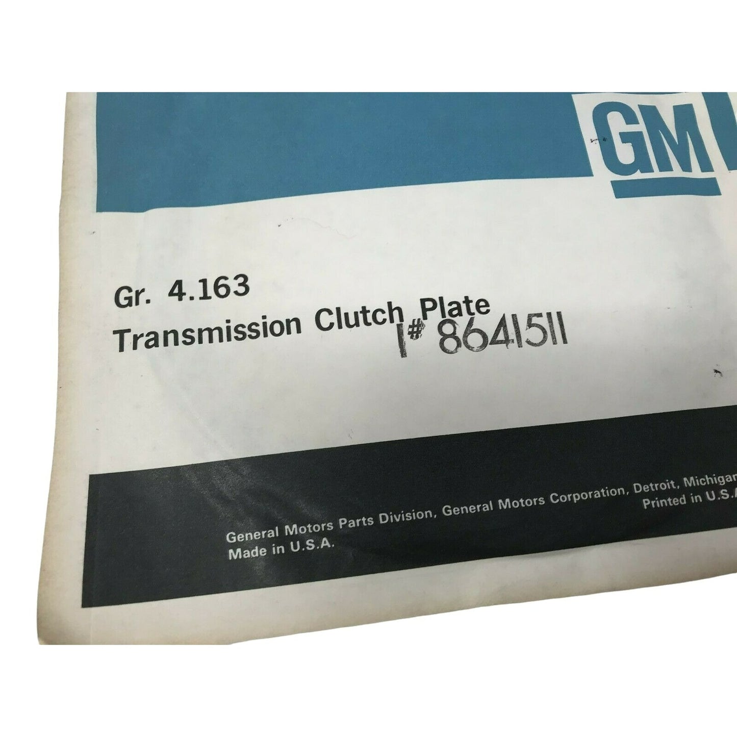 GENUINE GM Part TRANSMISSION Clutch Plate GM8641511 Parts GR 4.163