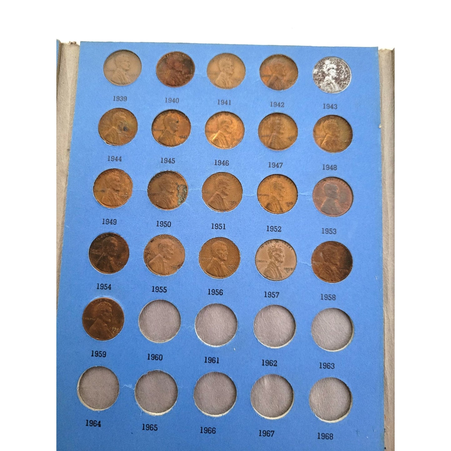 Coin Books - One a Year Cent Collection 1909 to Date & Lincoln Cent Collection Starting 1941