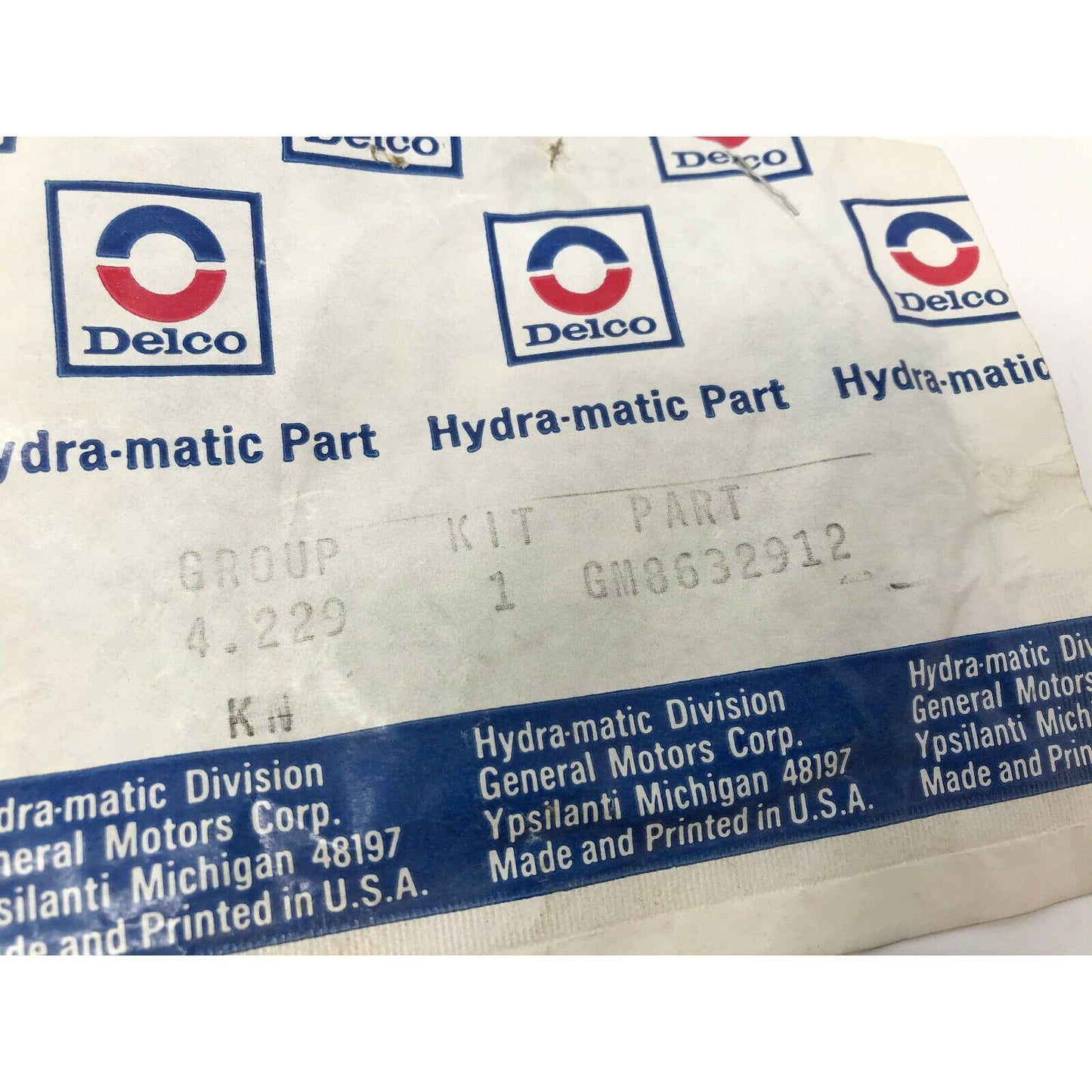 GENUINE GM 8632912 SEAL KIT General Motors OEM PART NOS 1979