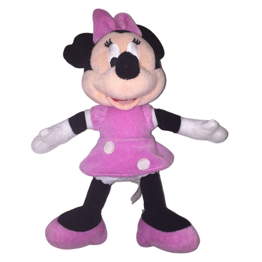 Disney Cute Minnie Mouse Plush 8.5" Tall - Walt Disney Doll