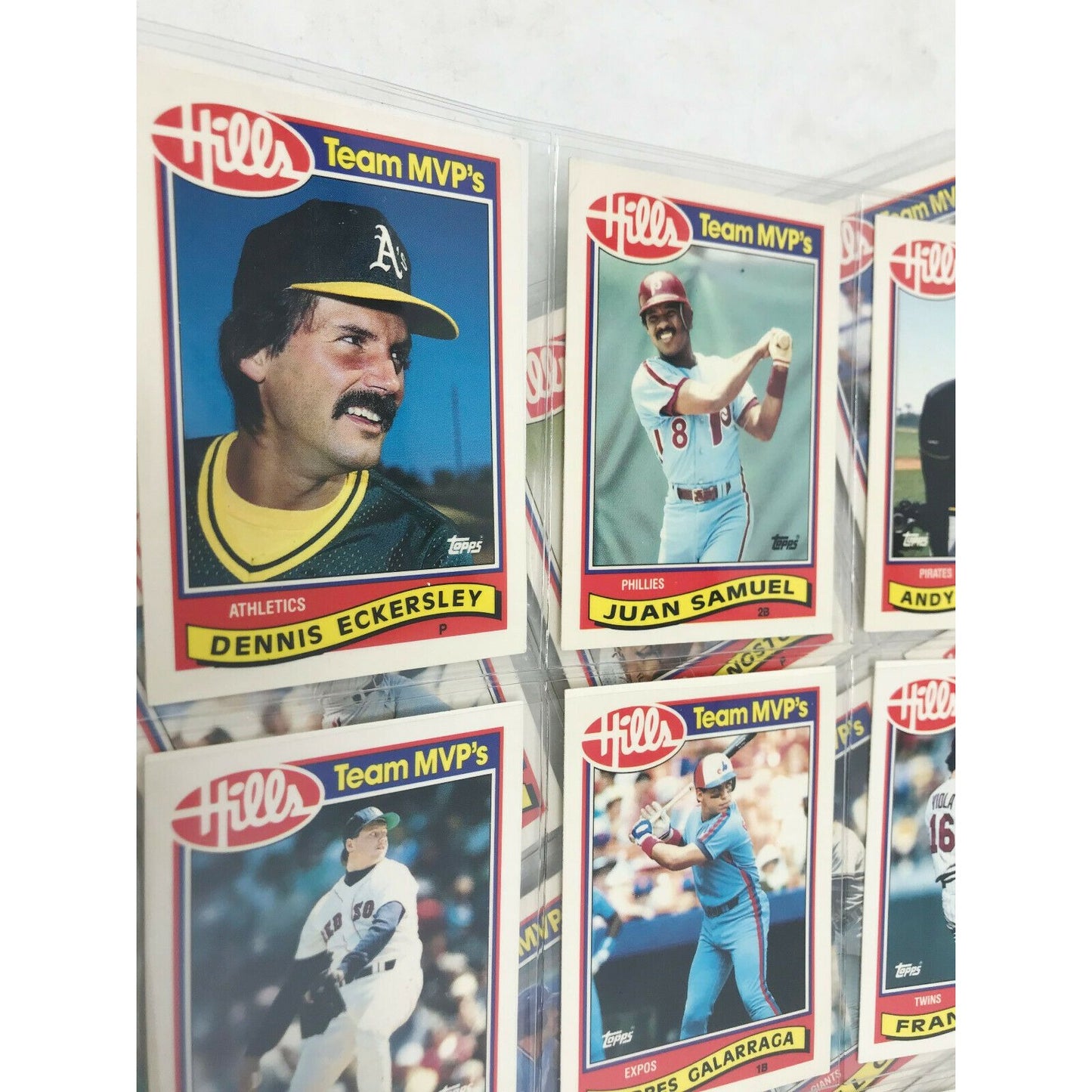 1989 Topps HILLS Team MVPs (19 Cards) Hershiser, Brett, Clemens