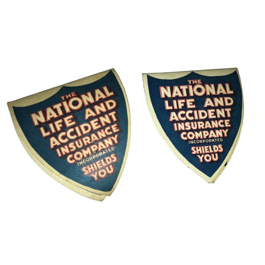 the National LIFe and Accident Insurance Company Incorporated Shields You - Vintage Advertising Collectible