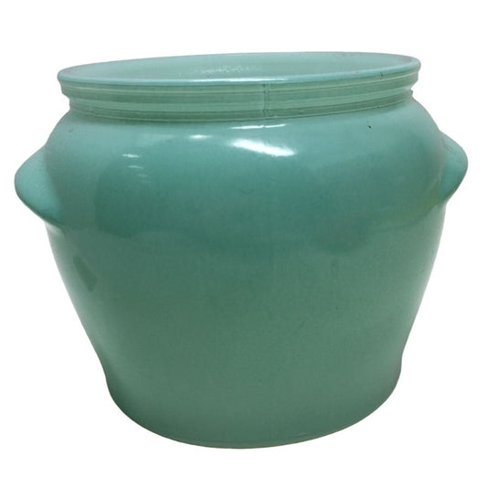 Small Greenish Urn or Vase - Simple Classic Style - Light Seafoam color 3" Tall