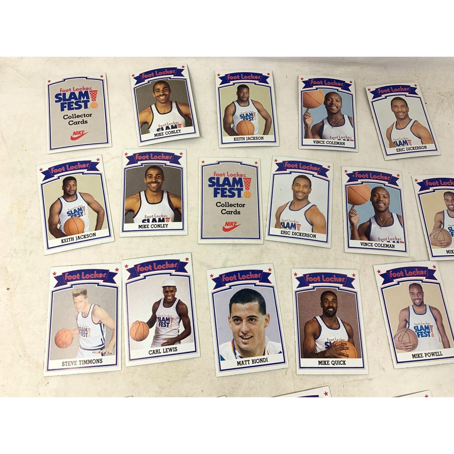 Foot Locker SLAM FEST Basketball Cards Set (Duplicates)