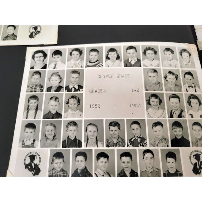 Photo Album from Clymer School - Class Photos for one class 1951-1963 (Clymer New York, I believe) - Class photos and senior photos -penpals