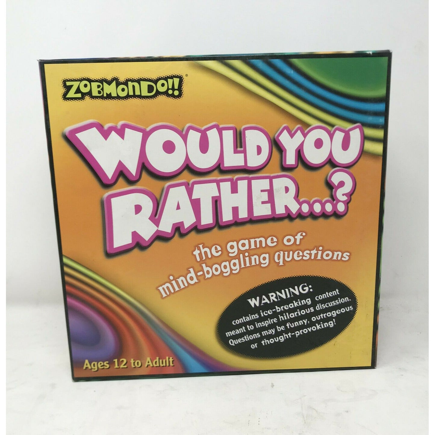 Would You Rather Board Game of Mind Boggling Questions Zobmondo - FREE SHIPPING