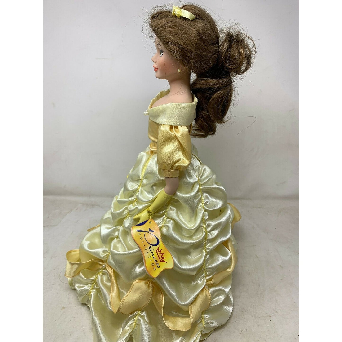 BELLE Beauty & Beast Disney Porcelain Doll Ball Gown Brass Key