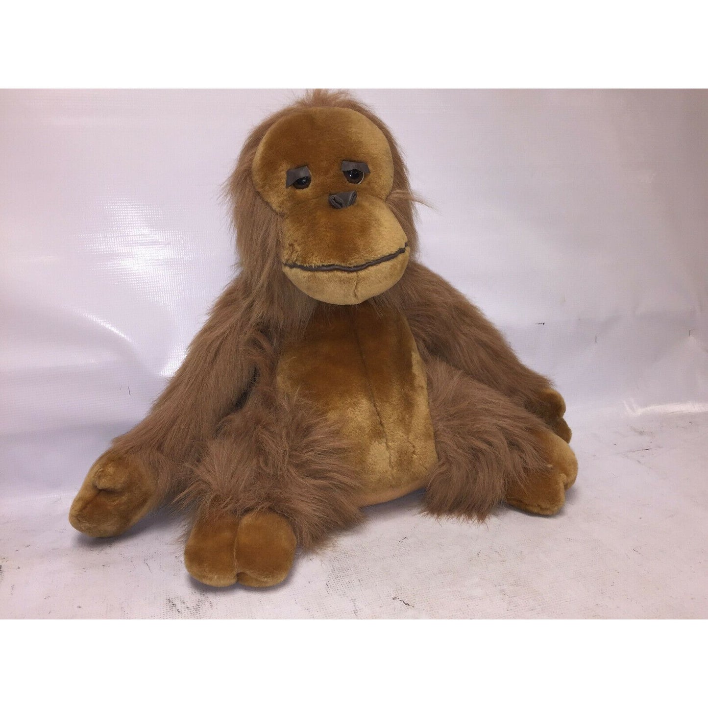 Plush Orangutan Monkey - Classic Toy Company - Long hair / Leather