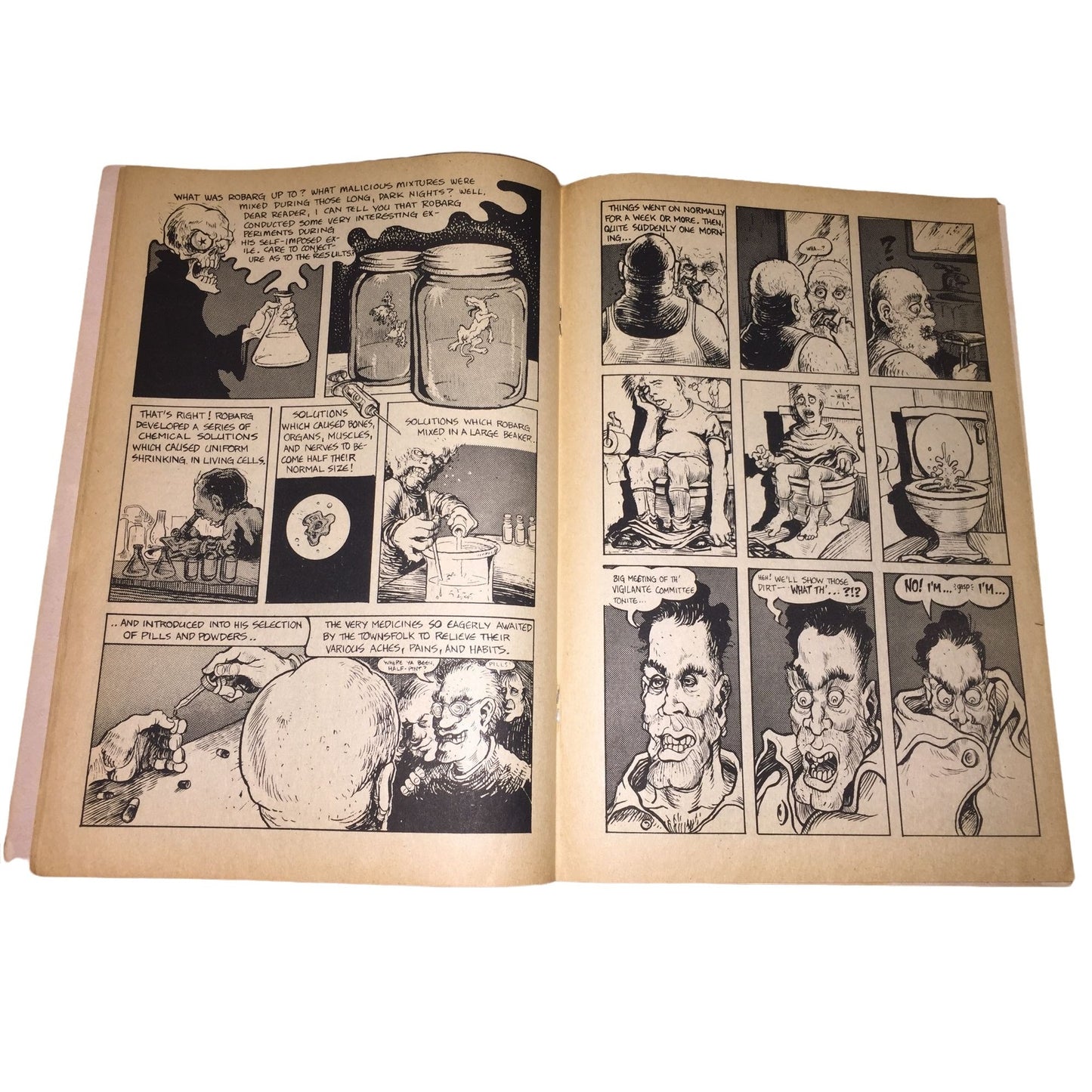 SKULL Comics - Tales Contrived to fip you out of your skull. 100% Horrid! Vol 1 No 2 Gilbert Shelton 1970