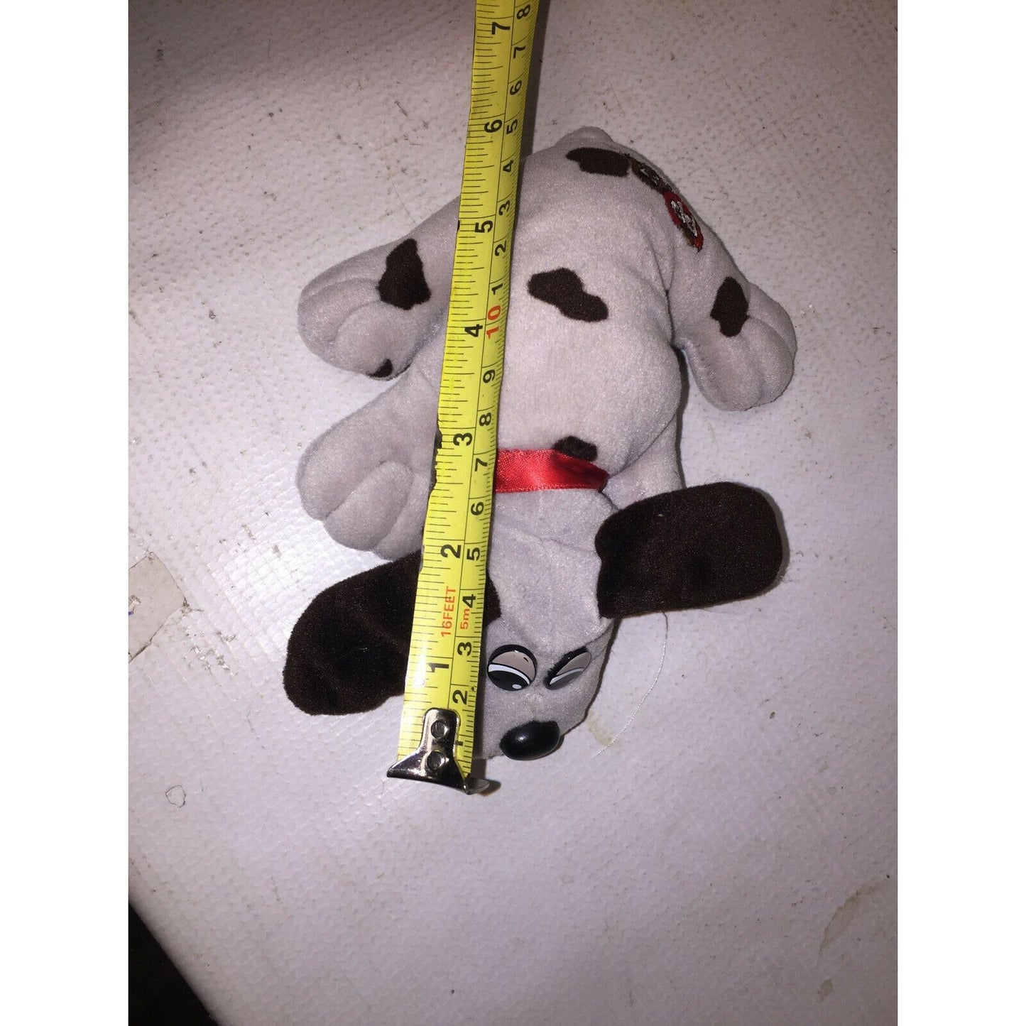 Pair of POUND PUPPIES  1985 Classic 18" Dog & 6" Puppy Plush Spots