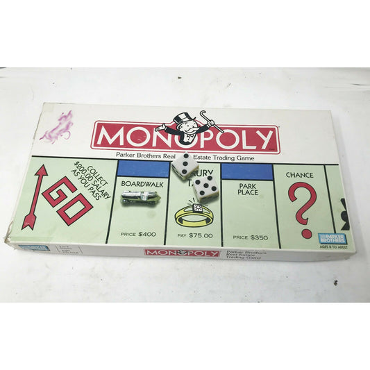 Vintage 1996 No.0009 Classic Parker Brothers MONOPOLY Board Game