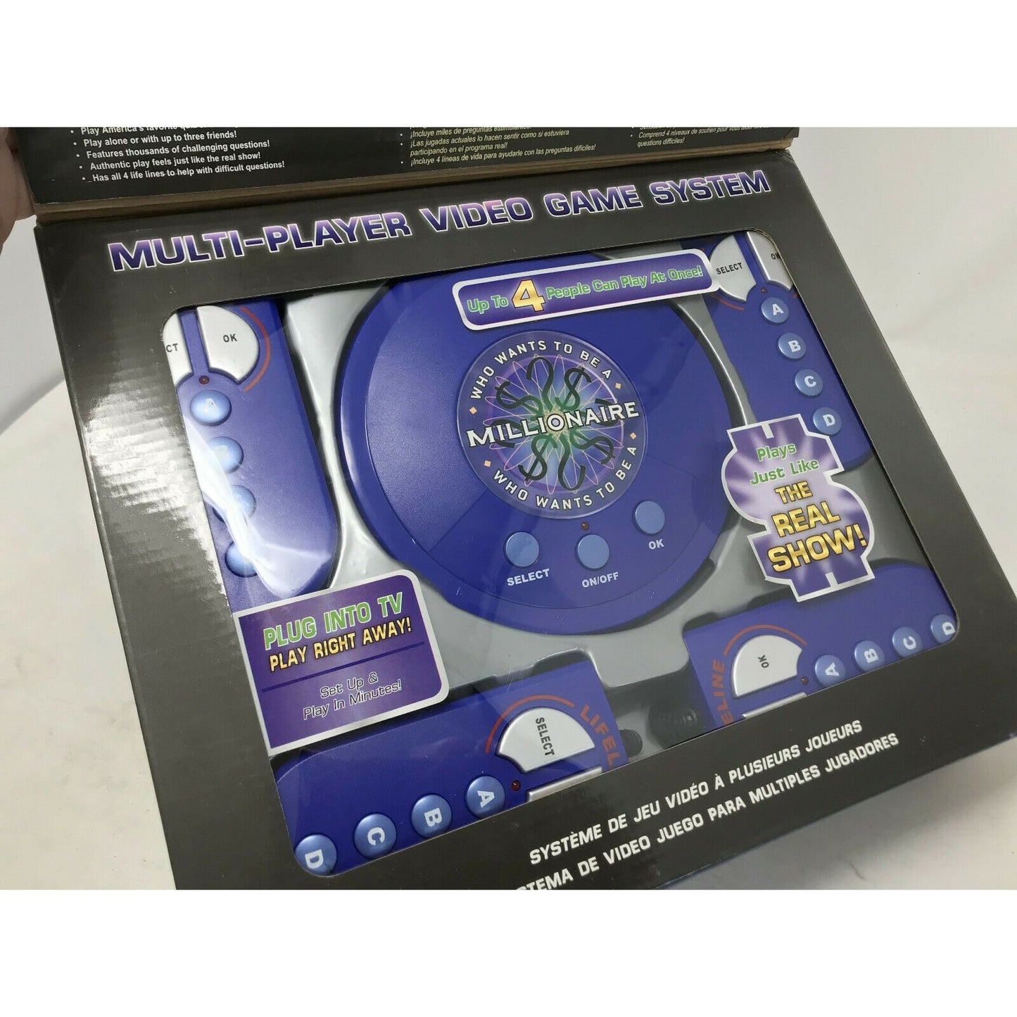 WHO WANTS TO BE A MILLIONAIRE Plug into TV Game System. Party Game