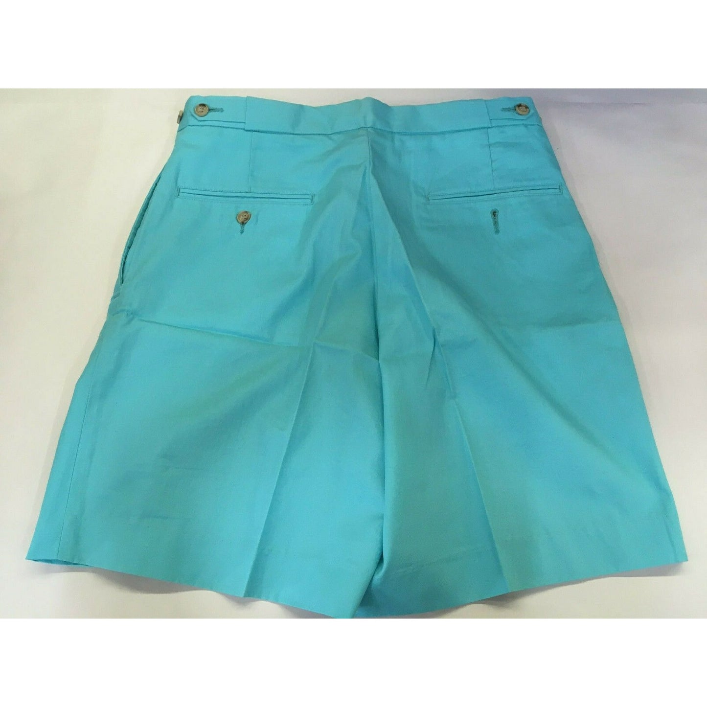 IZOD Men's Pleated Shorts Size 30 Bright Teal Blue / Aqua