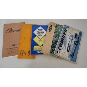 Vintage Auto Owners Guide / Manuals - 1992 Taurus, Camaro, Chevette, Pinto Chevy Series 10-30 Truck - classic vehicle manuals