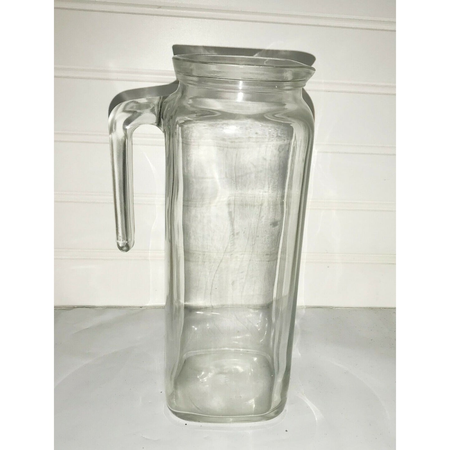 Vtg BORMIOLI ROCCO Clear Glass JUICE CARAFE Coffe Carafe Classic