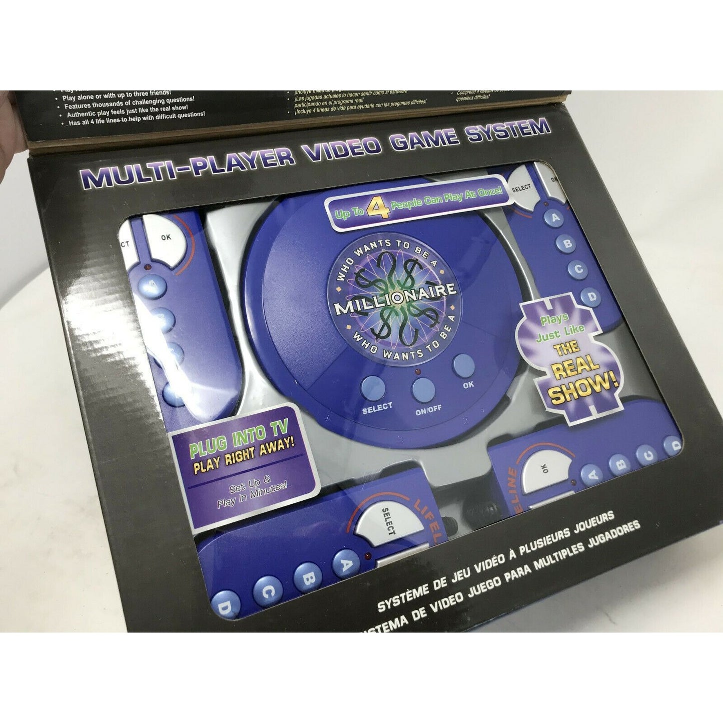 WHO WANTS TO BE A MILLIONAIRE Plug into TV Game System. Party Game