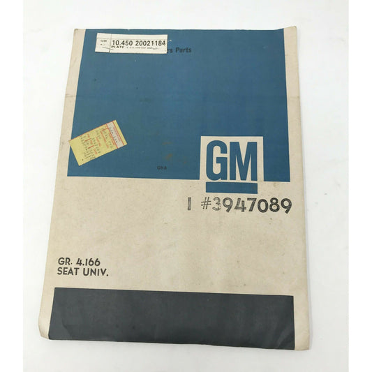 Genuine GM Seal Kit #3947089 Replacement Part General Motors NOS