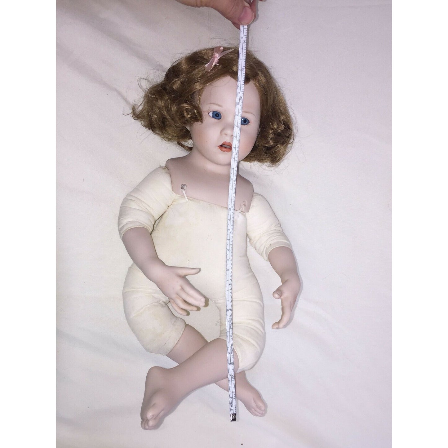 KATIE Porcelain doll by BRIGETTE DEVAL Cute Curls and Pajamas