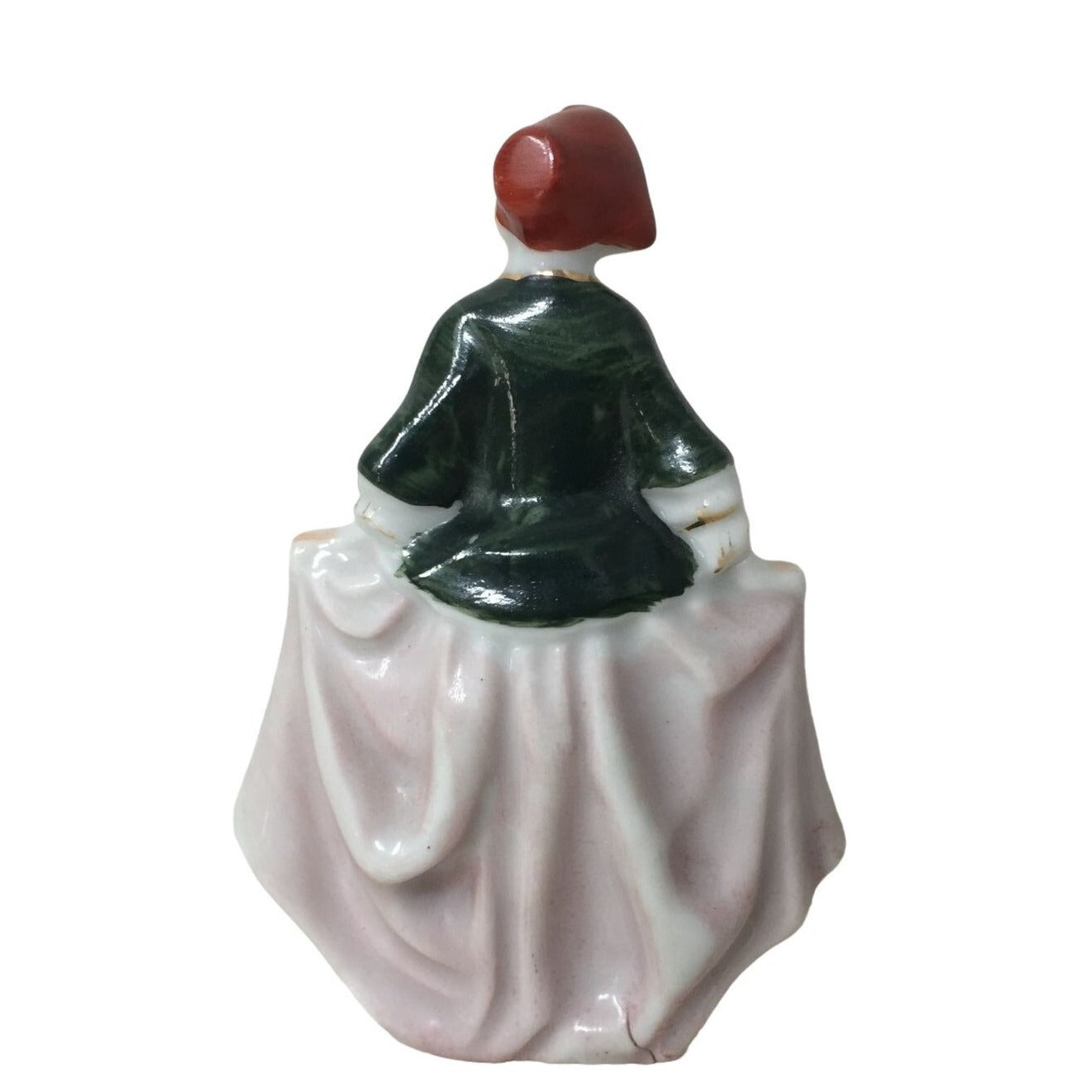 Mid Century Colonial Woman Curtsy-ing Made in Occupied Japan 4.5" TALL