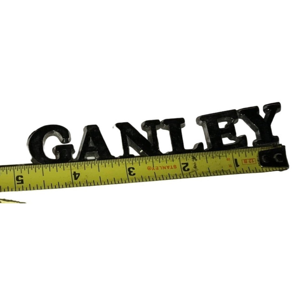 Ganley Auto Patch Emblem - Auto Decal.