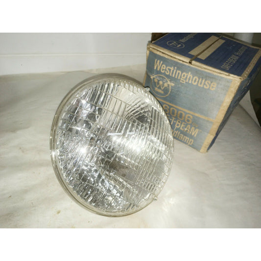 Vintage WESTINGHOUSE 6006 SAFE-T-BEAM Headlamp 6V New Old Stock