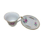 Roses Pattern Vintage Iridescent Fine China Teacup and Saucer Set - Pattern #10178 A+ Stuff  A+ Stuff