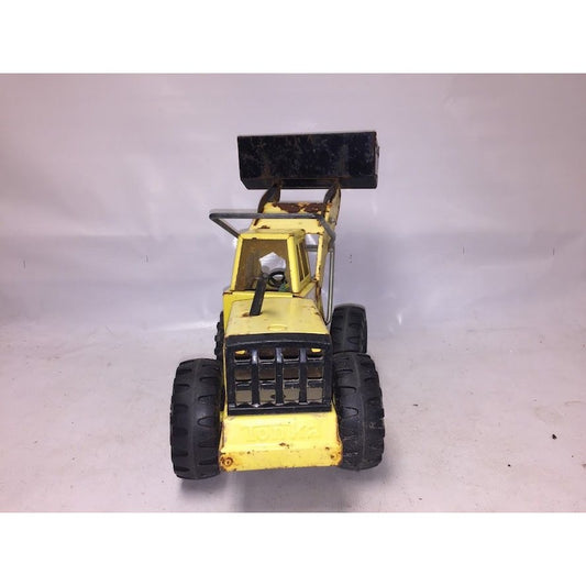 Vintage Tonka Turbo Diesel Loader - some rust and cracked windshield ( see photos) - Diecast Tractor Equipment Toy Collectible