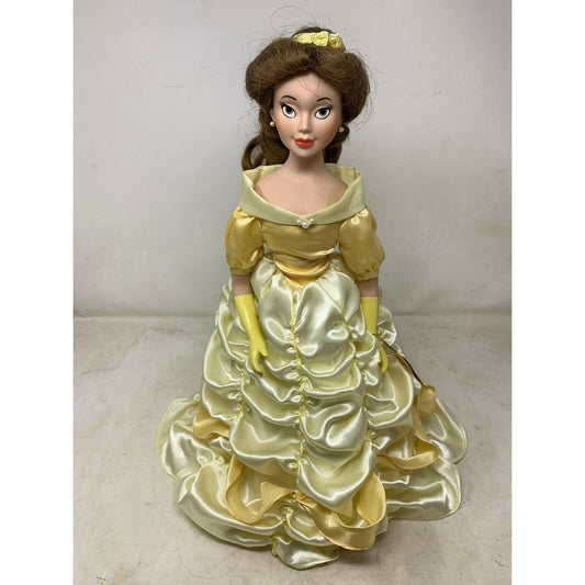 BELLE Beauty & Beast Disney Porcelain Doll Ball Gown Brass Key