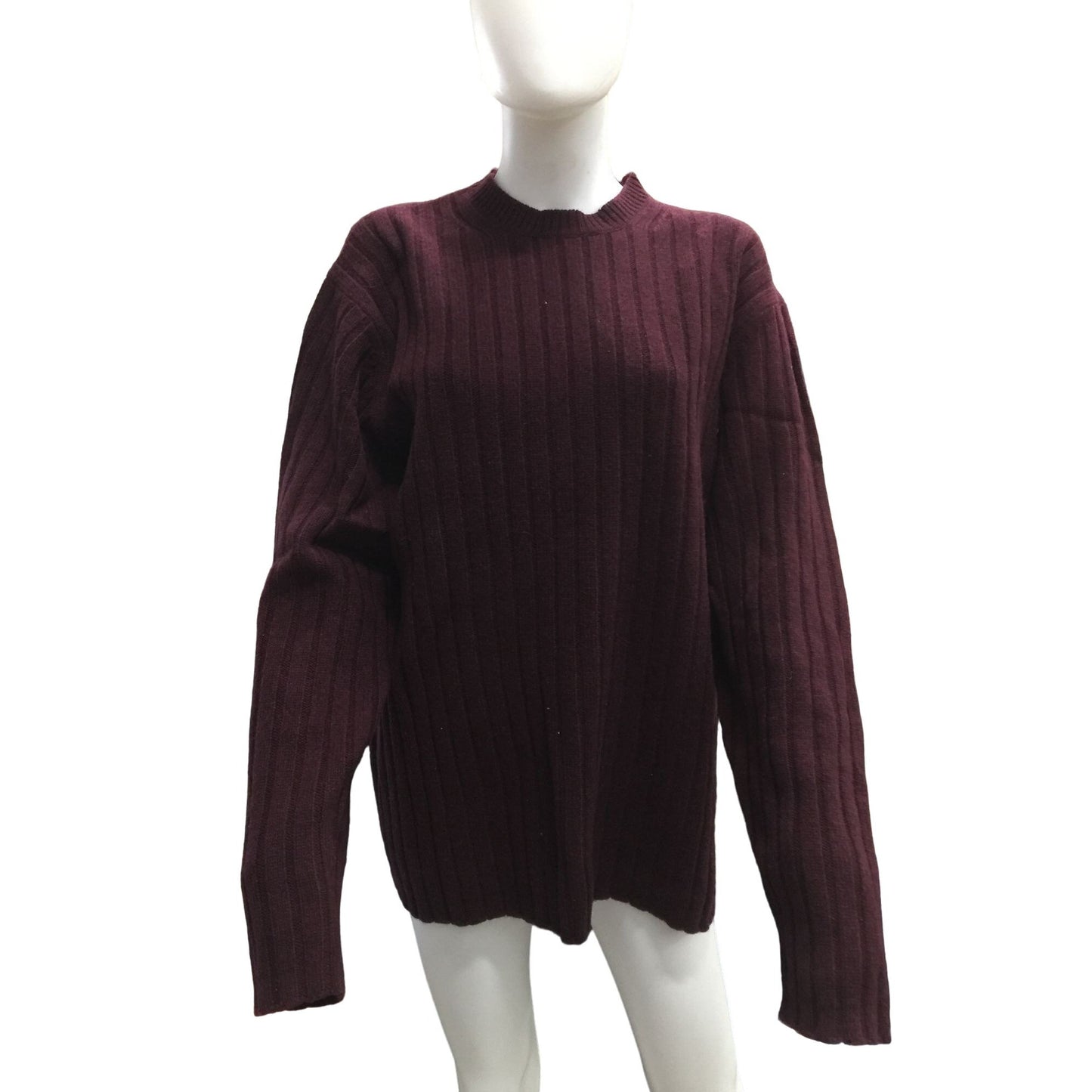 Vintage GAP Maroon / Burgundy Mens Ribbed Sweater size xl