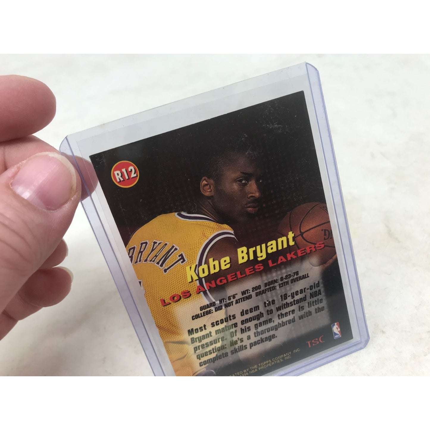 Topps Stadium Magic Kobe Bryant - 1996 - Los Angeles Lakers R12