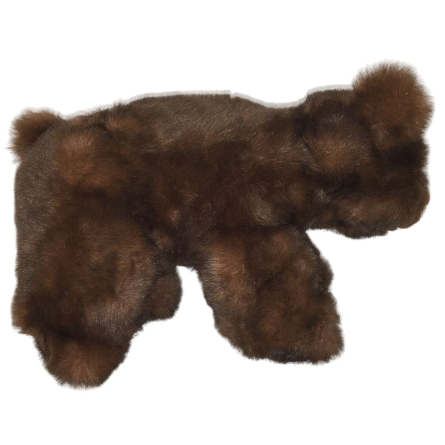 Gund Collector's Classic Brown Bear - Walks on All Fours  - 14" Long - Realistic Fur Collectible Plush Bear